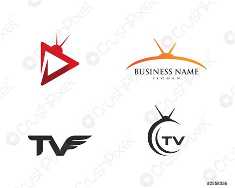 TV logo design - stock vector 2558056 | Crushpixel