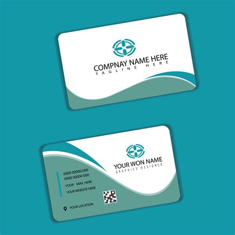 Corporate or Personal Visiting Card or Business Card Design Template ...