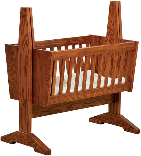 Mission Baby Cradle | Mission Solid Wood Baby Cradle