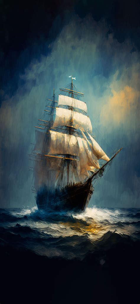 Sailing Ship at Sea Wallpapers - Sailing Ship Wallpapers for iPhone