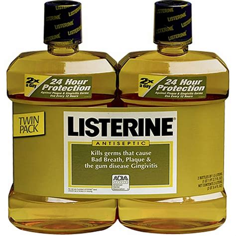 Original Antiseptic Mouthwash, 2 pk./1.5L, Includes two 1.5L bottles of ...