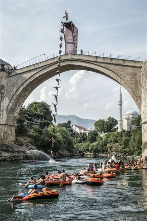 An Old Bridge, 14 Cliff Divers, and a Centuries-Old Tradition | LIVE ...