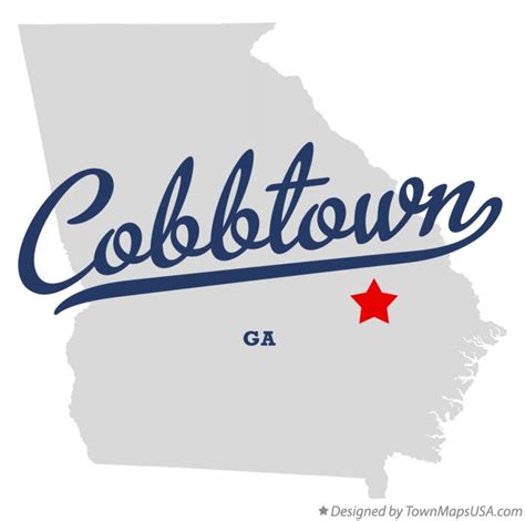 Map of Cobbtown, GA, Georgia