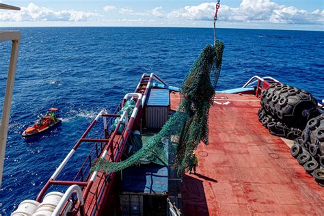 Ocean Cleanup hauls its first batch of plastic trash back to shore