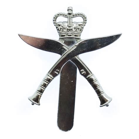 Royal Gurkha Rifles Chrome Cap Badge