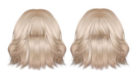 Short Wavy Bob (FREE VRChat Asset)