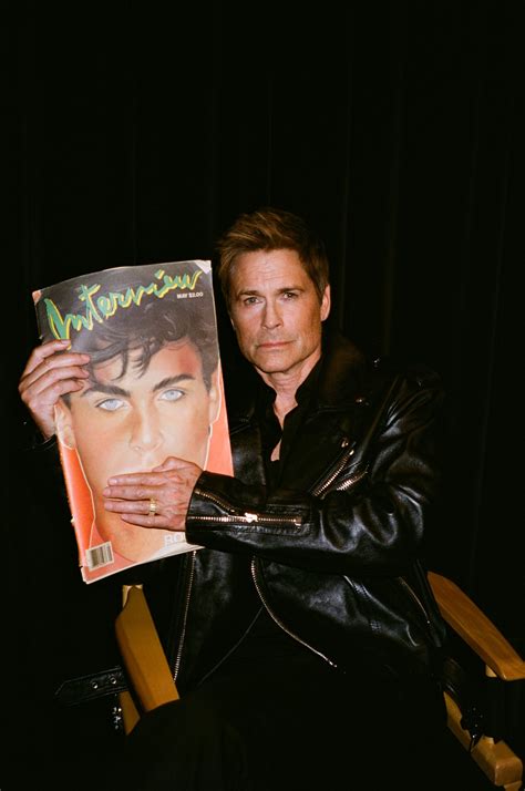 Rob Lowe Remembers Being Young and Famous in the '80s