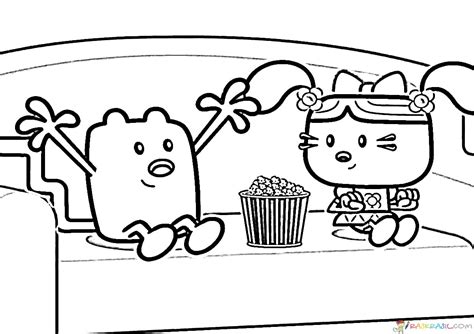 Wow Wow Wubbzy Coloring Pages. Print for Free