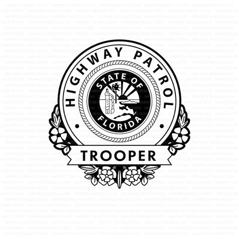 Florida Highway Patrol Badge SVG Trooper Svg Vector File | Etsy