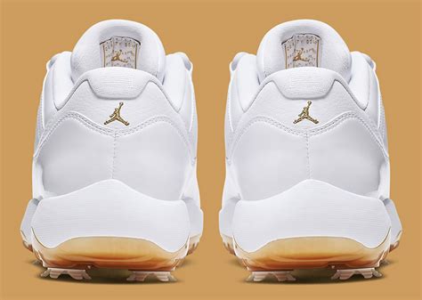 Nike Golf Releasing Another New Air Jordan 11 Low In A White And Gold Colorway That Are Absolute ...