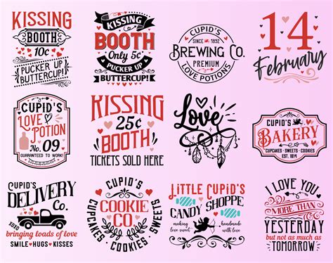 Vintage Valentine Design Bundle Cupid Vector EPS 17723462 Vector Art at Vecteezy