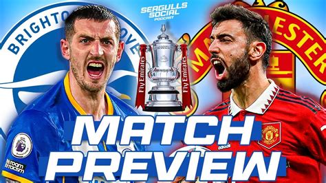 MATCH PREVIEW: Brighton vs Man United - YouTube