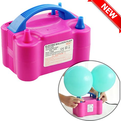 (BALLOONPUMP) New For Decoration Balloon Air Inflating Pump Dual ...