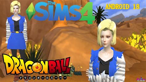 ANDROID 18 THE SIMS 4 CAS ANIME CHARACTER DRAGONBALL Z ANDROID 18 MODS DOWNLOAD - YouTube