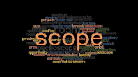 SCOPE: Synonyms and Related Words. What is Another Word for SCOPE? - GrammarTOP.com