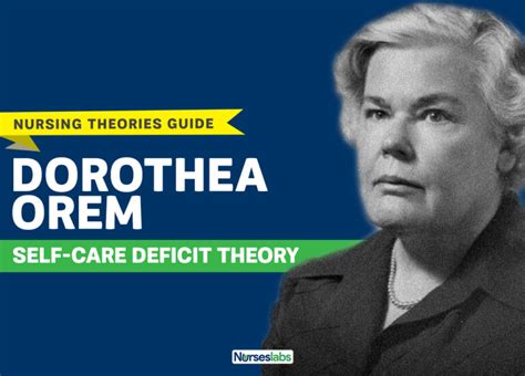 Dorothea Orem: Self-Care Deficit Nursing Theory - Nurseslabs