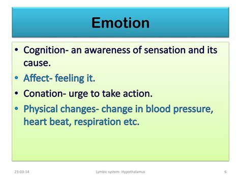 PPT - Limbic System – General and Hypothalamus PowerPoint Presentation ...