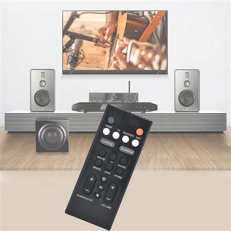 Remote Control Soundbar Yamaha | Remote Control Yamaha Sound - Yas-109/yas-209 Remote - Aliexpress