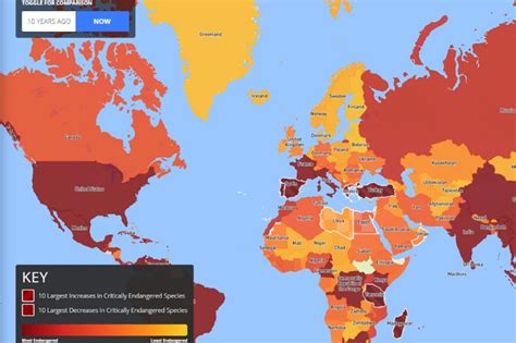 Endangered Species Map