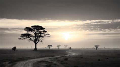 Premium AI Image | african safari landscape free photo HD background