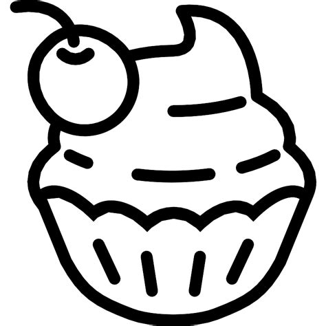 Cupcake Vector SVG Icon - SVG Repo