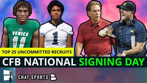 2023 College Football Recruiting: Predicting Top 25 Uncommitted Recruits Decisions Ft Damon Wilson