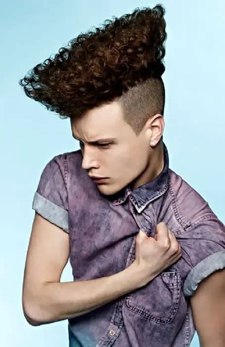 How To Style A Perm Male? 18 Sexy Modern Male Loose And Wavy Undercut Perm Hairstyles [2023 ...