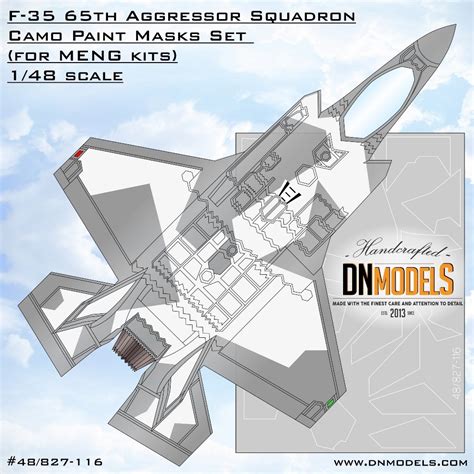 F-35 Aggressor Squadron Camo Paint Masks Set | AeroScale