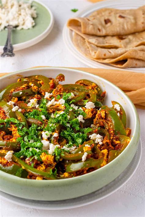 Shimla Mirch Ki Sabzi ( Pepper curry) - The Flavor Bells