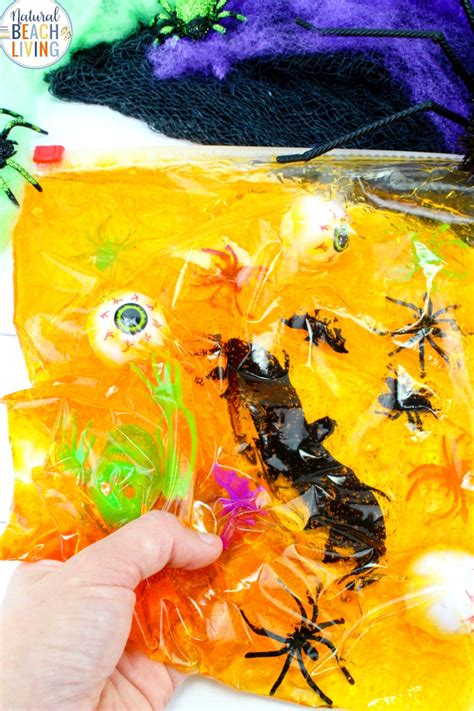 Halloween Sensory Bag - Sensory Activities for Kids - Natural Beach Living