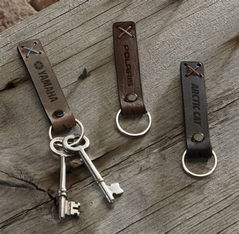 Custom Leather Keychains With Your Logo - Monterey Company