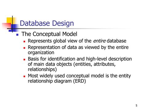 PPT - Database Design Principles – Lecture 2 PowerPoint Presentation - ID:371916