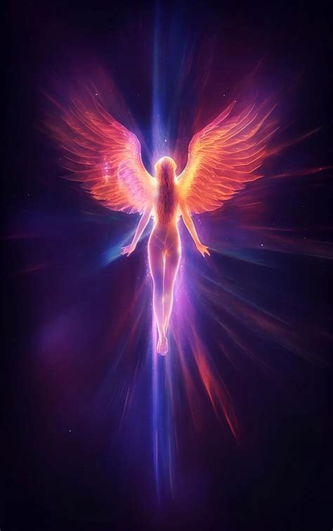 Angel glowing beings 10 Painting by Lilia D - Fine Art America