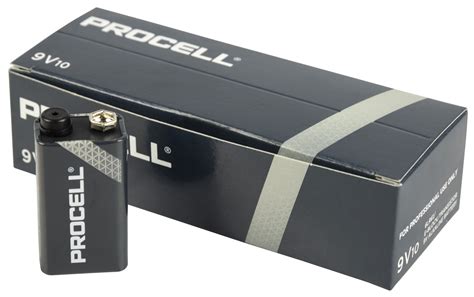 Duracell Procell 9V 10pcs | Musical Supplies Direct