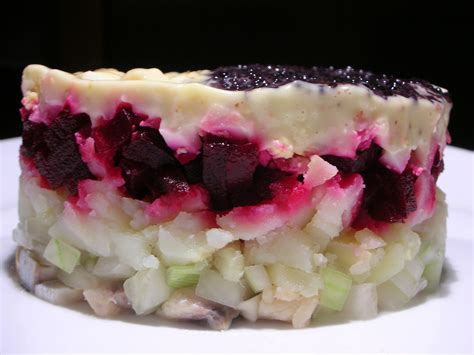 Easily Good Eats: Herring Beetroot Potato Salad with Caviar Recipe