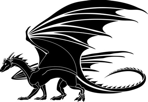 Dragon Dragoon Black No · Free vector graphic on Pixabay