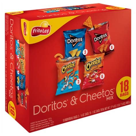 Doritos® and Cheetos® Mix Chips Variety Pack, 18 ct / 17.625 oz - Fry’s Food Stores