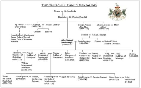 The Spencer Churchill Family Tree | Spencer family, Family tree, Genealogy