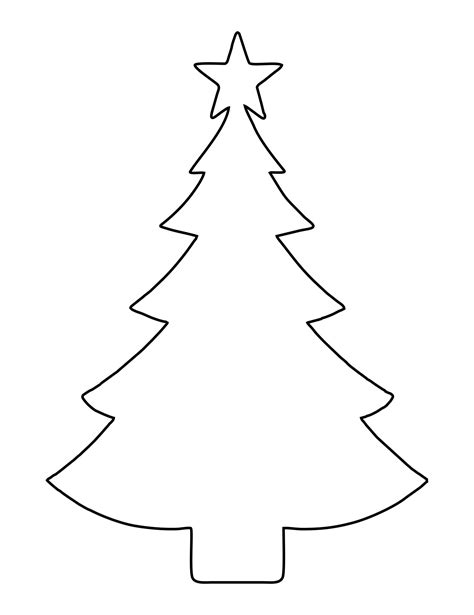 Christmas Tree Spray, Christmas Tree Outline, Christmas Tree Stencil ...