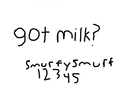 got milk? Logo by smurfysmurf12345 on DeviantArt