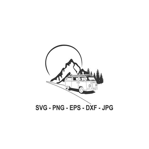 Camper svg,Camping svg,Camper silhouette,Instant Download,SV - Inspire ...