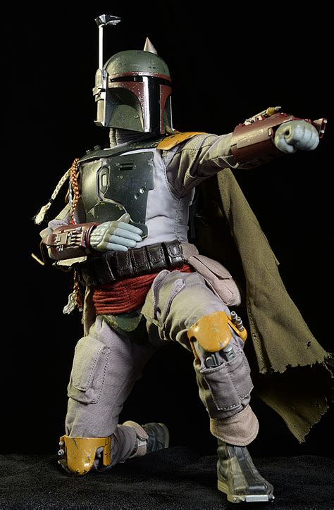 Review and photos of Deluxe Boba Fett sixth scale action figure by Hot Toys