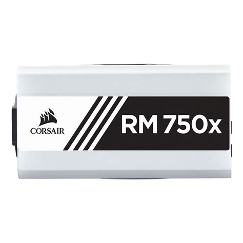 Corsair RM750x White Series 750W 80 Plus Gold Fully Modular ATX Power ...