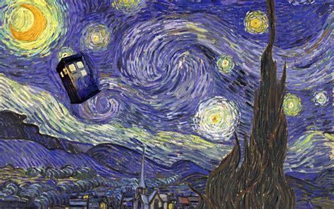 Doctor Who, Vincent Van Gogh, TARDIS Wallpapers HD / Desktop and Mobile ...