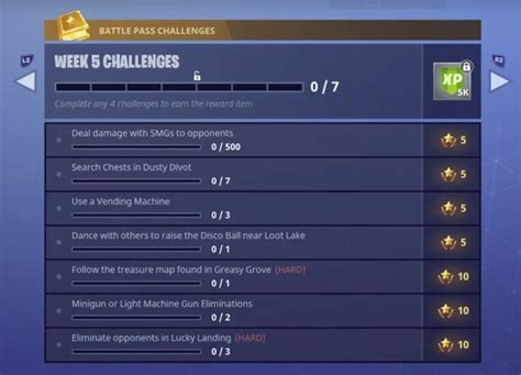 Fortnite Season 4, Week 5 Challenges - Fortnite Insider