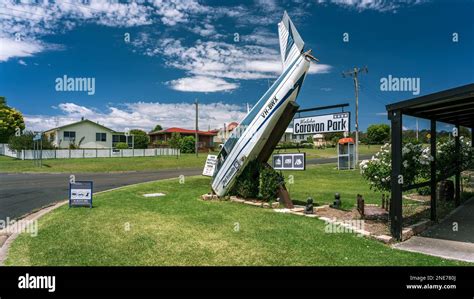 Walcha, New South Wales, Australia - Old plane used as a sign for ...