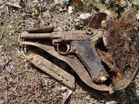 Incredible amount of WWII battlefield relics still being found on the Eastern Front