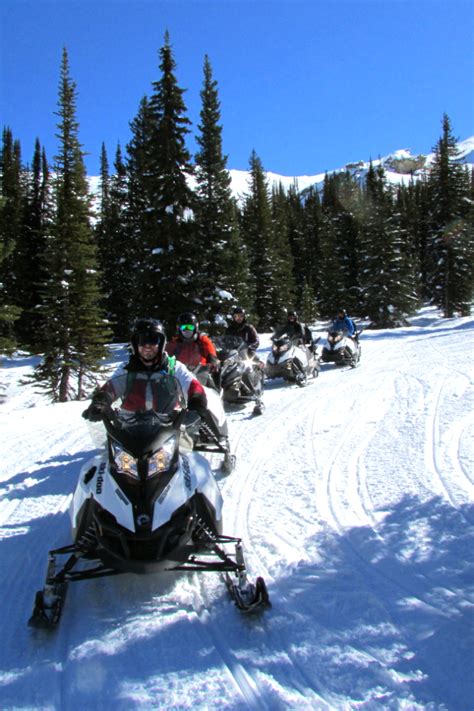 2-hour Snowmobile Tour in Golden - Try Out a New Winter Activity! White ...