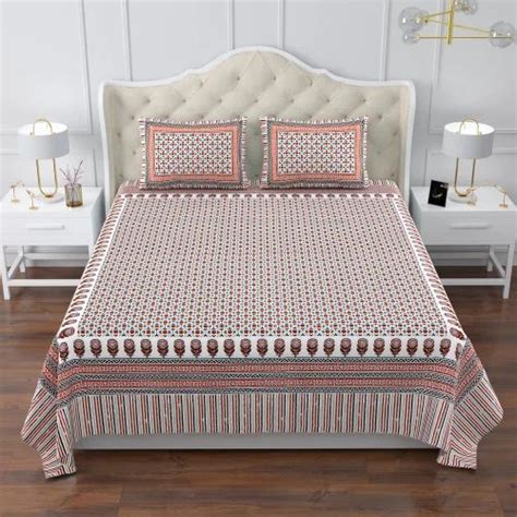 King Size Cotton Double Bed Sheet, For Home at Rs 699/piece in Jaipur ...