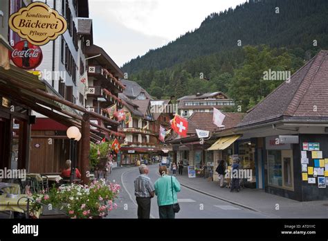 Village of Grindelwald Switzerland Stock Photo - Alamy